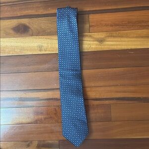Nordstrom Blue Tie with Elegant Geometric Design